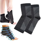 Pack of 2 anti-fatigue ankle sleeves