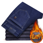 Men's fleece-lined jeans