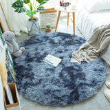 Tapis rond ultra-doux - Imitation fourrure