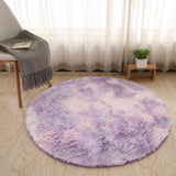 Tapis rond ultra-doux - Imitation fourrure