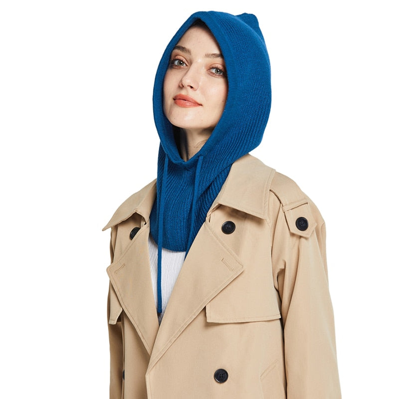Joël - Cagoule d'hiver en laine mixte