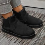 Boots basses fourrées Noir