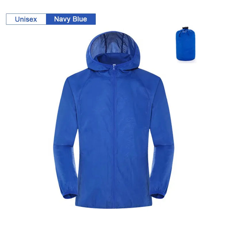 Unisex lightweight and ultra-breathable waterproof jacket