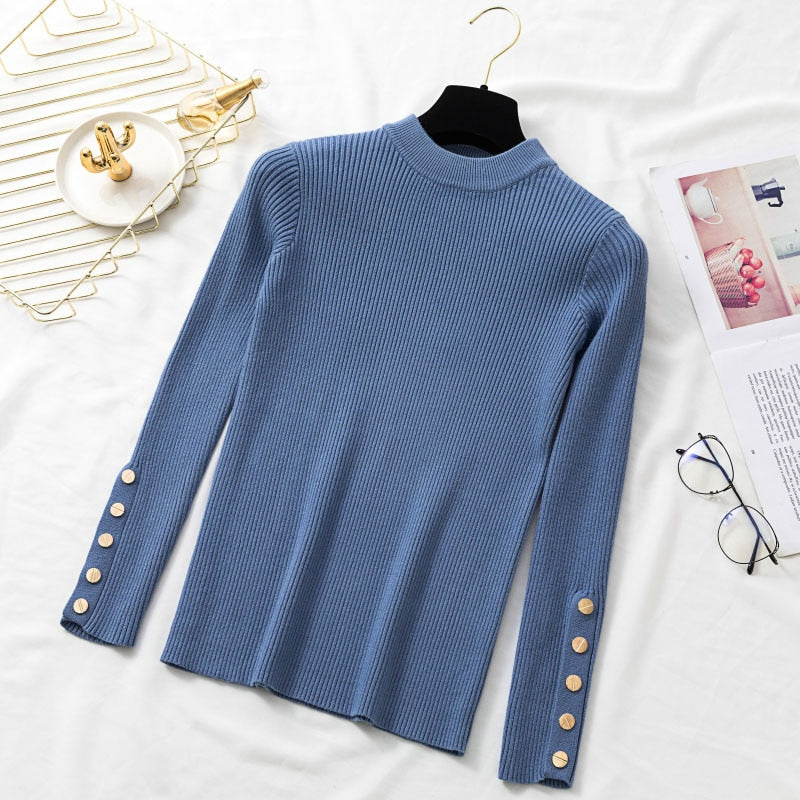 Anastasiya - Pull col rond manches longues