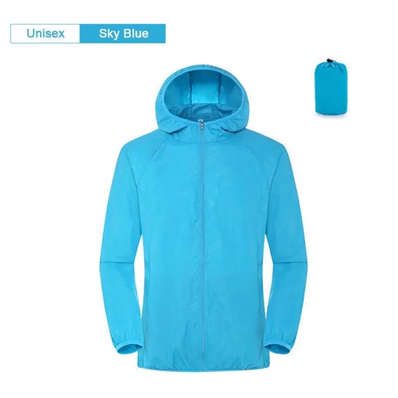 Unisex lightweight and ultra-breathable waterproof jacket