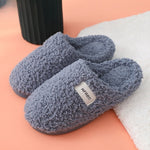 Chaussons d'intérieur antidérapantes bleu