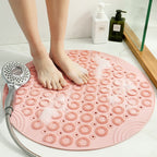 Massaging bath mat