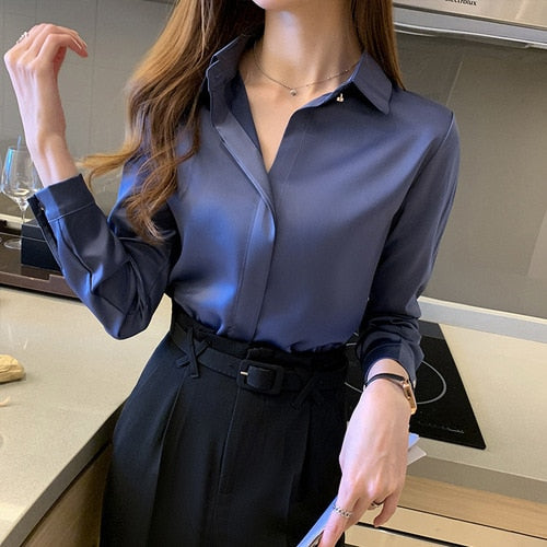chemise-satin-femme