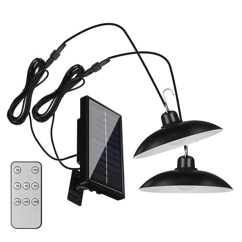 Lot de 2 Lampes Suspendues Solaires