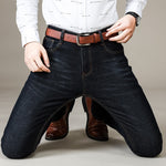 Jean en coton élastique pour homme