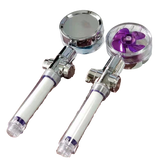 Pommeau de douche à pression réglable violet