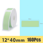 Rouleau d'étiquettes adhésives thermiques Vert