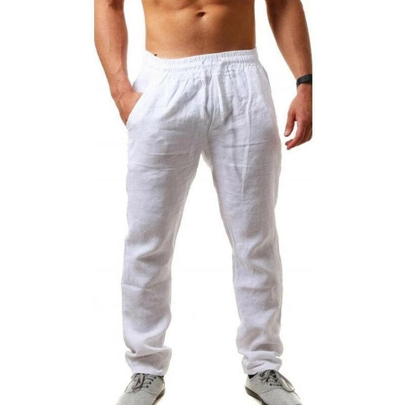 Pantalon-en-lin-respirant-pour-homme