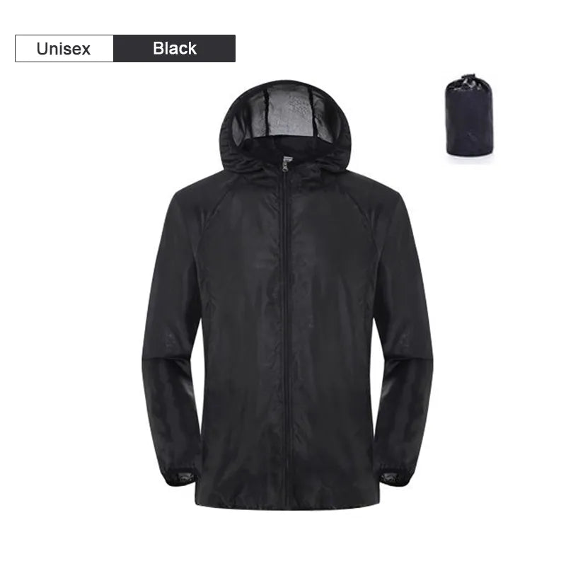 Unisex lightweight and ultra-breathable waterproof jacket
