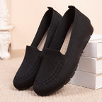 Mocassins respirants pour femme noir