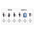 Kit de clips de fixation