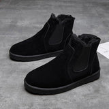 Boots basses fourrées Noir