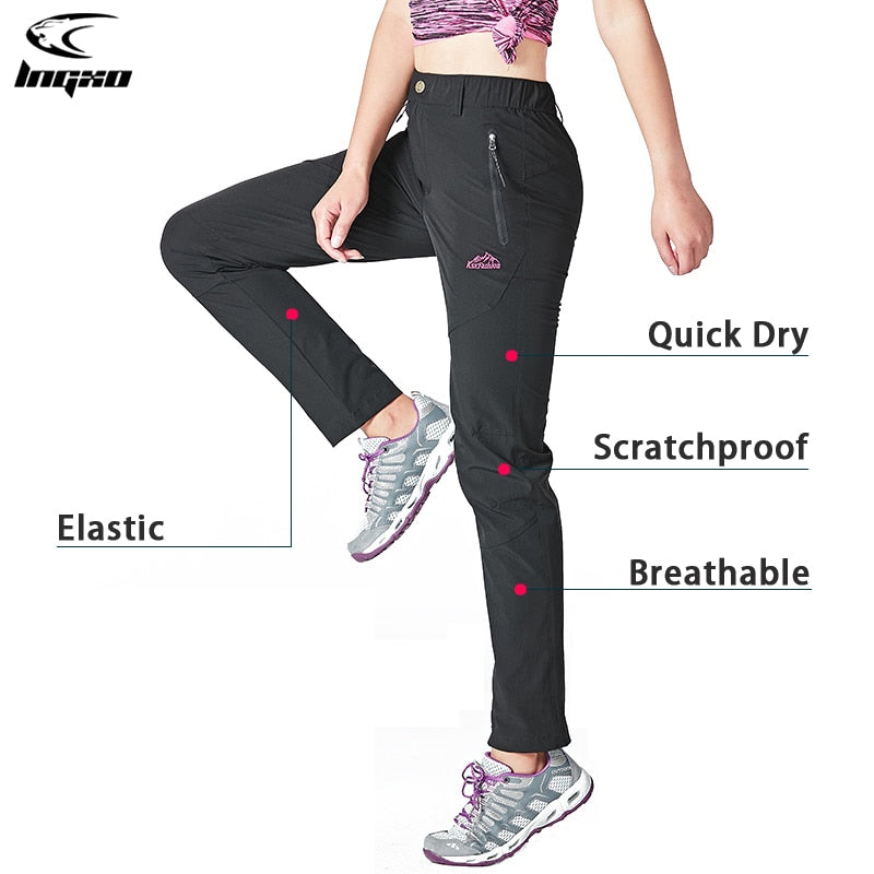 Pantalon de randonnée imperméable et léger - Femme