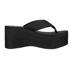 Tongs compensées confortables