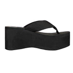 Tongs compensées confortables