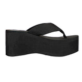 Tongs compensées confortables