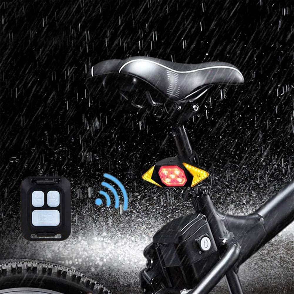 Feu arrière de vélo avec télécommande