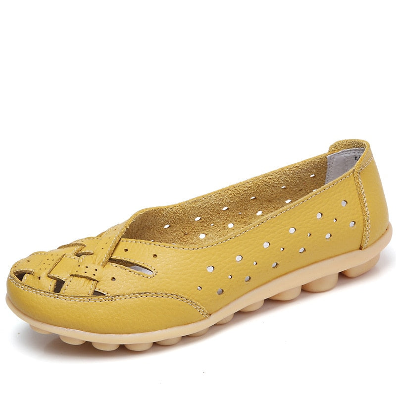Comfortable Leather Ballet Flats
