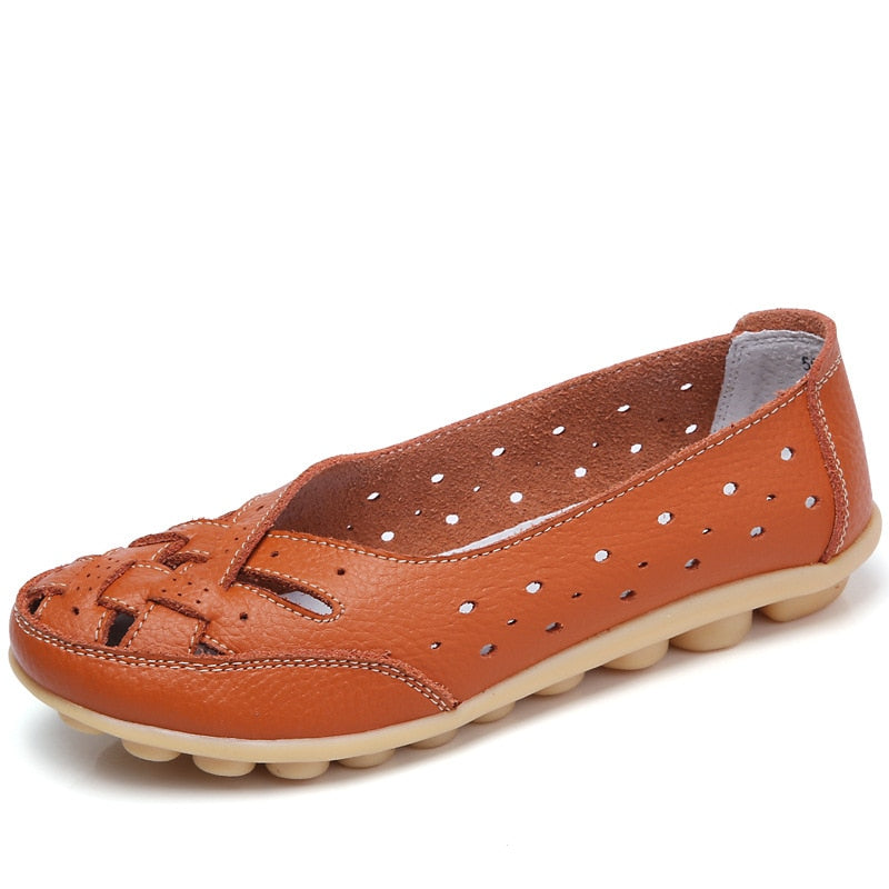 Comfortable Leather Ballet Flats