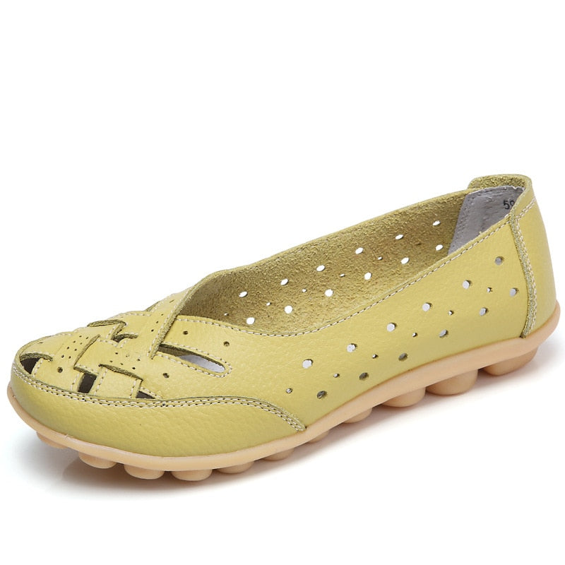 Comfortable Leather Ballet Flats