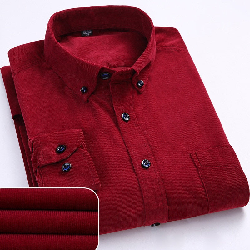 Mike - Chemise en velours côtelé