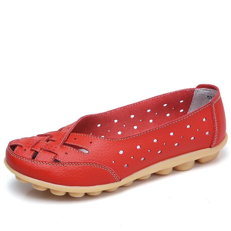 Comfortable Leather Ballet Flats