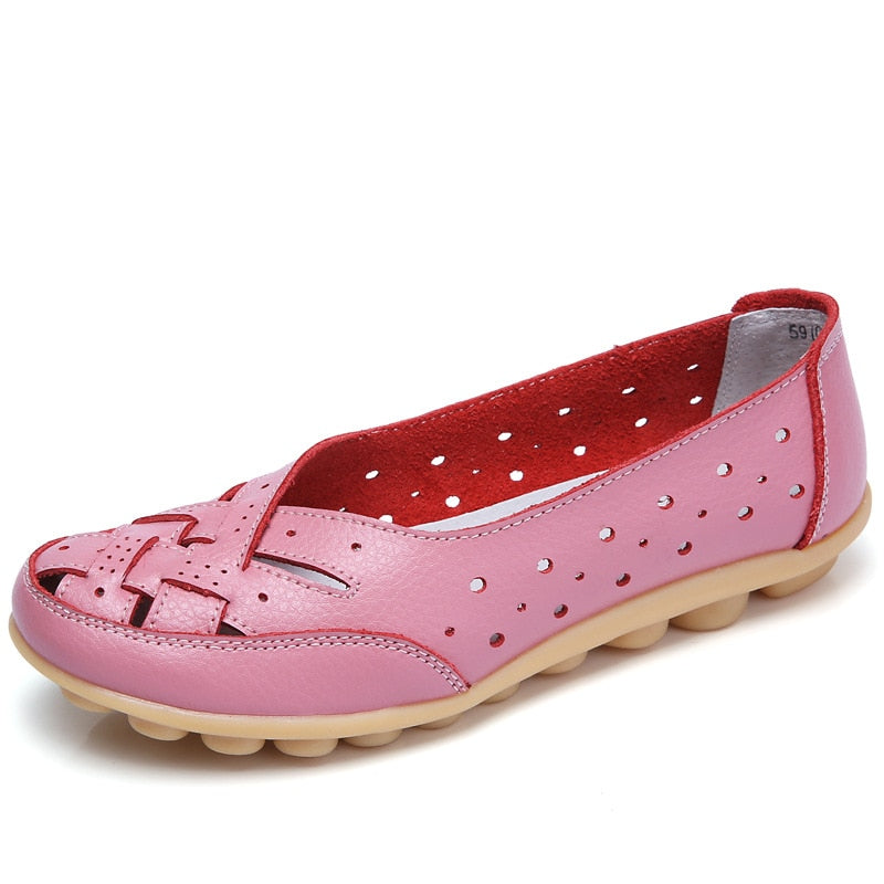 Comfortable Leather Ballet Flats