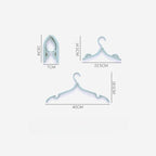 Lot de 4 cintres pliables de voyage