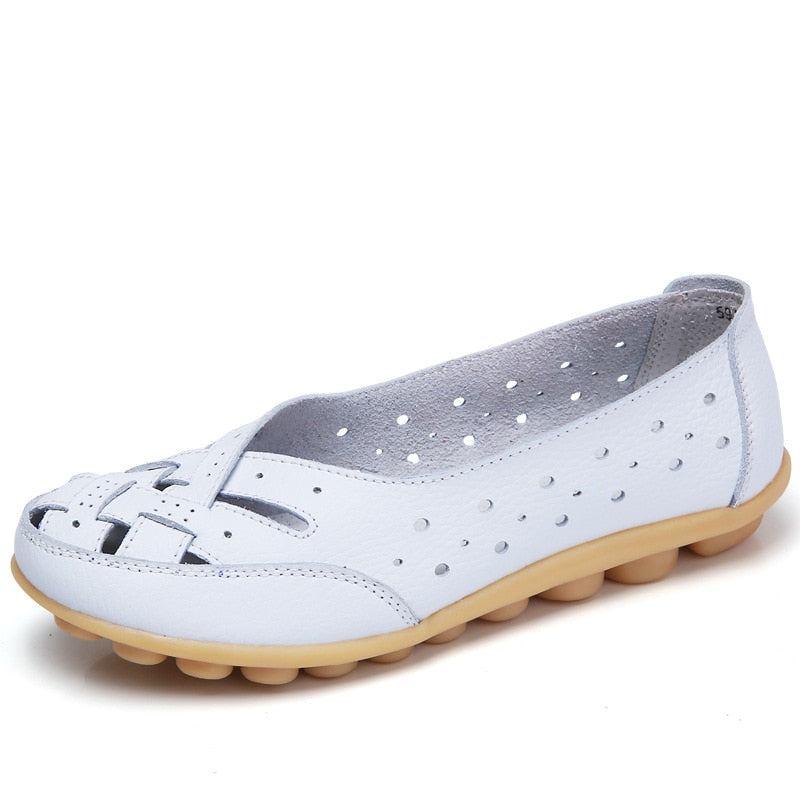 Comfortable Leather Ballet Flats