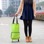 Sac de shopping pliable 2 en 1