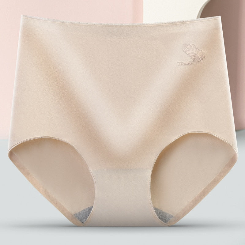Pack of 3 Seamless High-Waisted Cotton Briefs