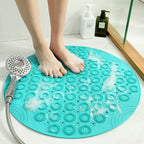 Massaging bath mat