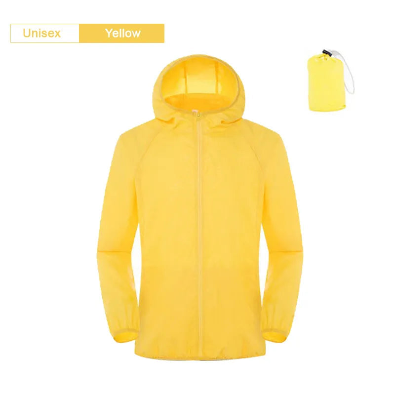 Unisex lightweight and ultra-breathable waterproof jacket