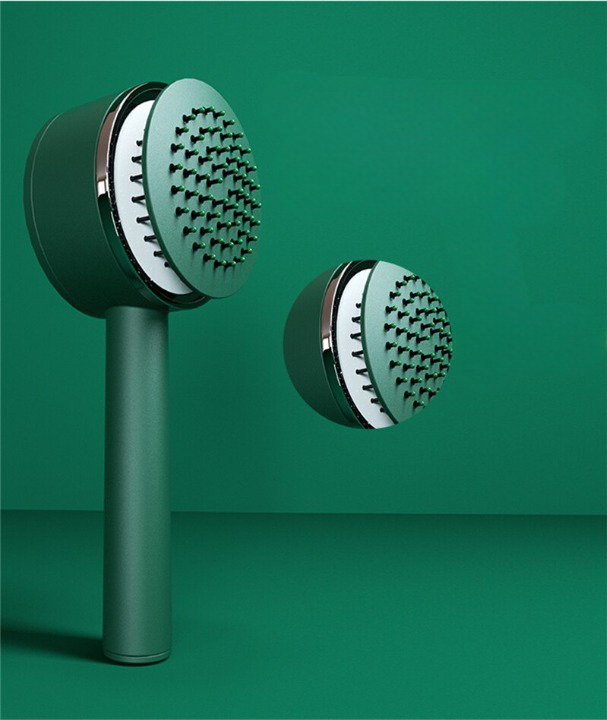 Brosse à cheveux auto-nettoyante