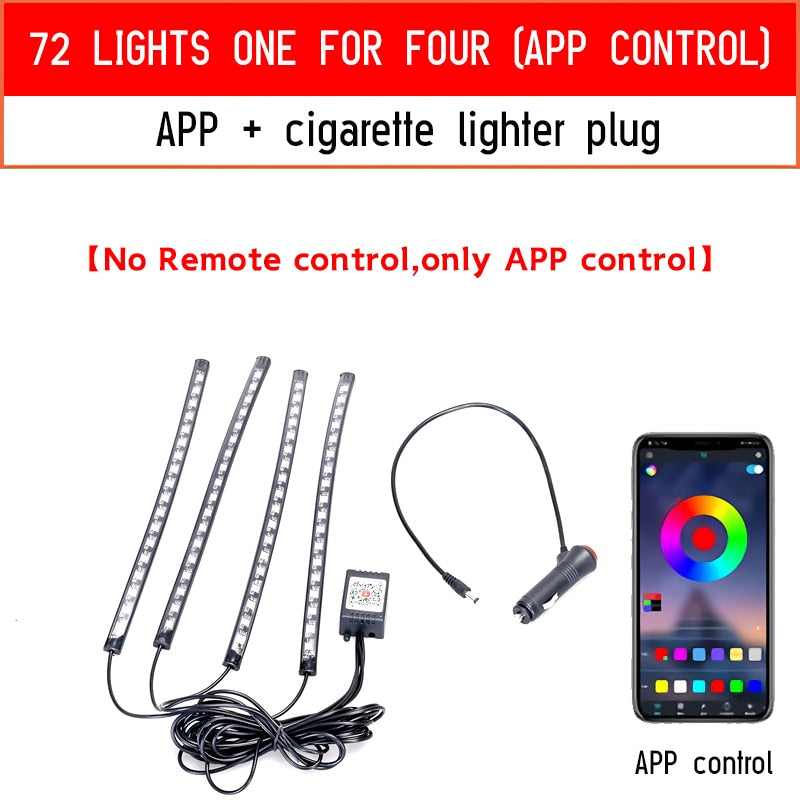 Lumière d'ambiance Led pour voiture