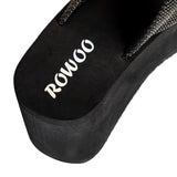 Tongs compensées confortables