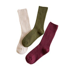 3 paires de chaussettes retros en coton