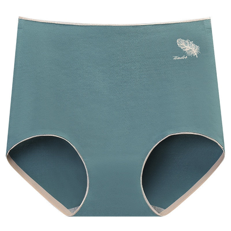 Pack of 3 Seamless High-Waisted Cotton Briefs