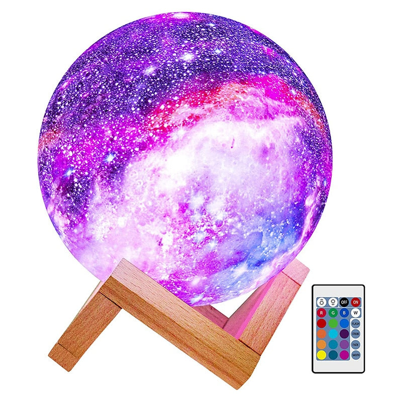 Lampe LED en forme de lune