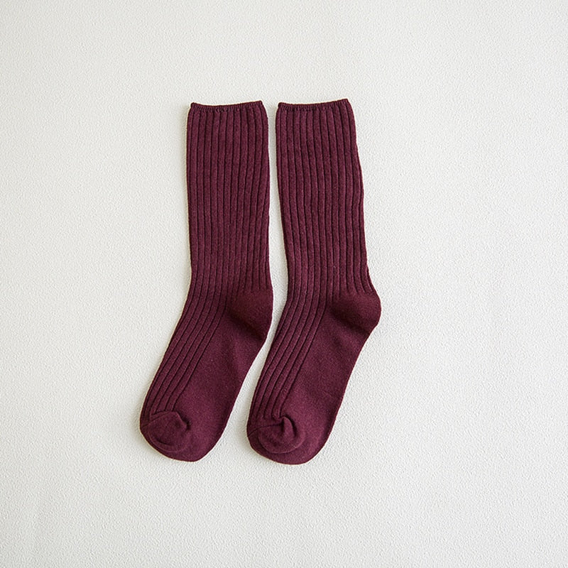 3 paires de chaussettes retros en coton