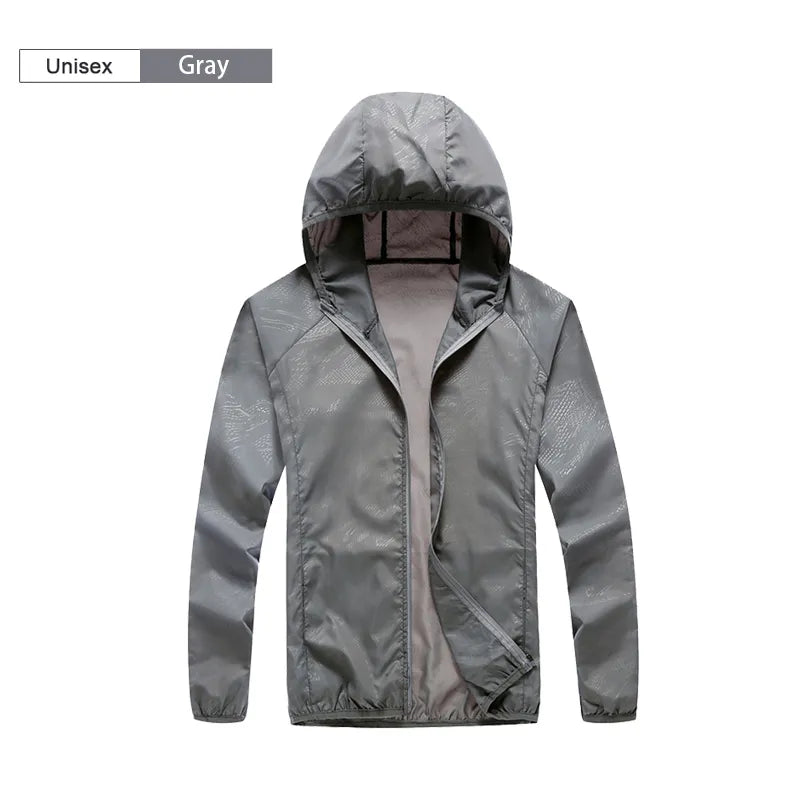 Unisex lightweight and ultra-breathable waterproof jacket