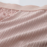 Lot de 3 Culottes féminines en coton à dentelle