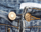10x Bouton de jeans rétractable