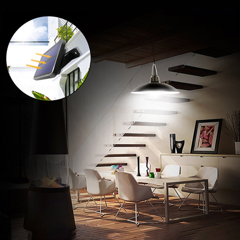 Lot de 2 Lampes Suspendues Solaires