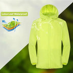 Unisex lightweight and ultra-breathable waterproof jacket